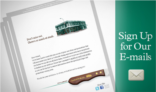 Sign Up for Smith & Wollensky Emails