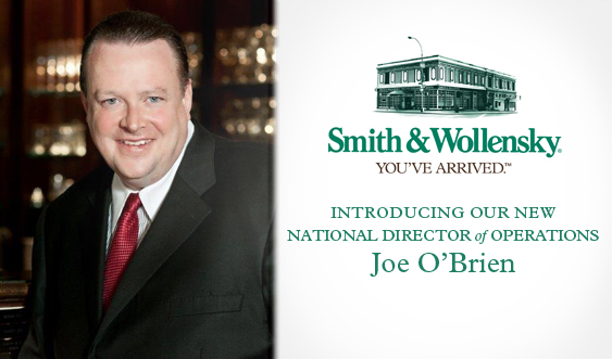 New National Director of Operations to oversee management of all nine locations.