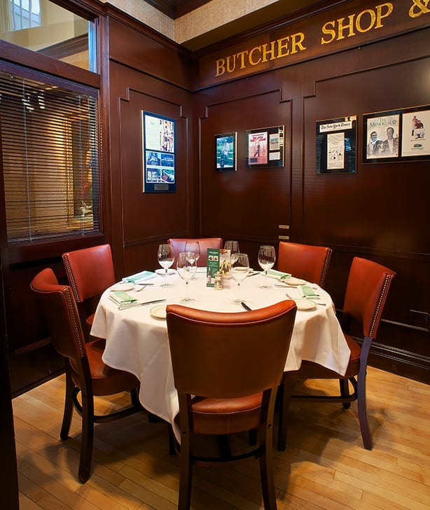 Butcher Room for private dining at S&W Chicago