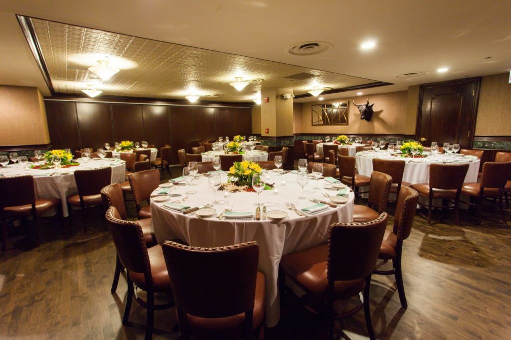 Dearborn Room for private dining at S&W Chicago