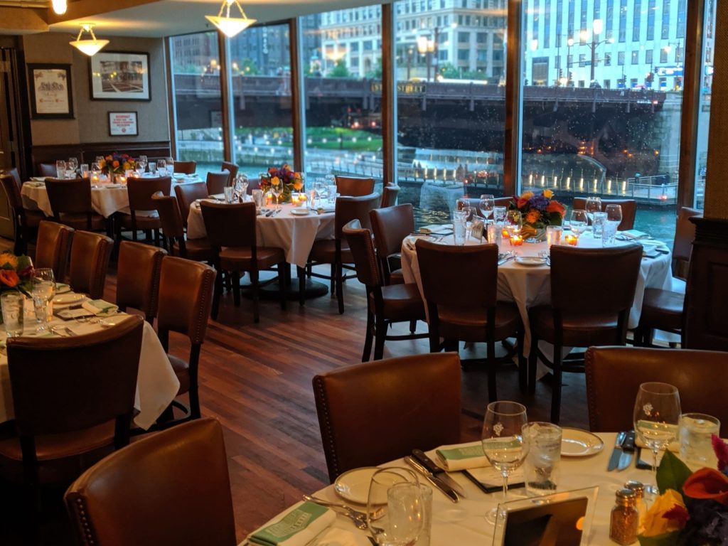 Bridgeview Room for private events at S&W Chicago