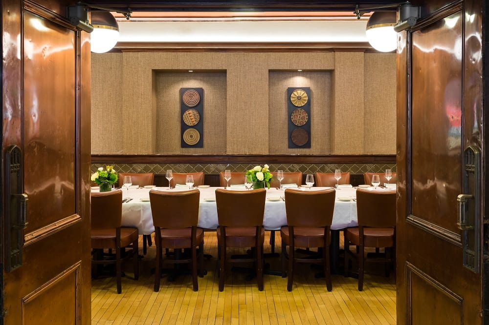 Venetian Room for private dining at S&W Chicago