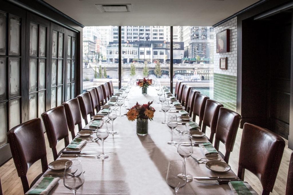 River North Room for private dining at S&W Chicago