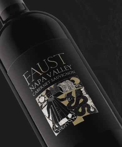 Faust Cabernet Sauvignon wine bottle