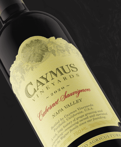 Caymus Vineyards Cabernet Sauvignon wine bottle