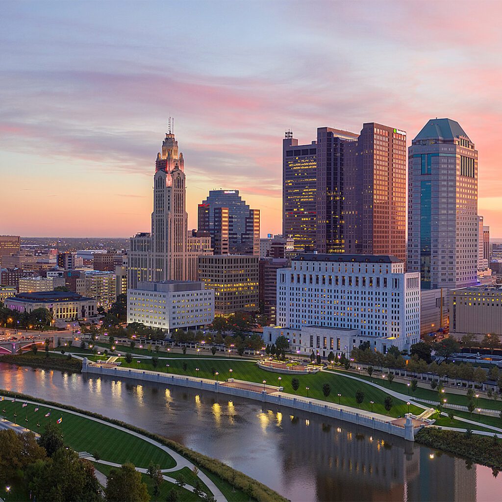 Photo of Columbus skyline