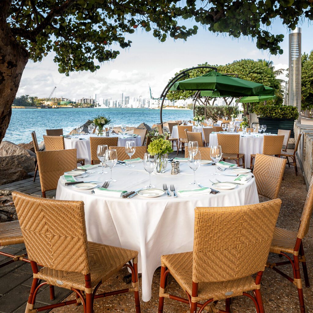 Private events outdoor space at S&W Miami
